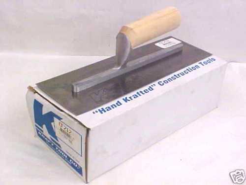 NEW KRAFT TOOL 12 X 4 CONCRETE FINISHING TROWEL CF212  