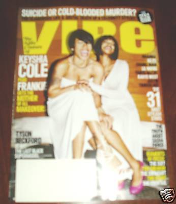 VIBE MAGAZINE MARCH 2009 KEYSHIA COLE & FRANKIE STYLE  