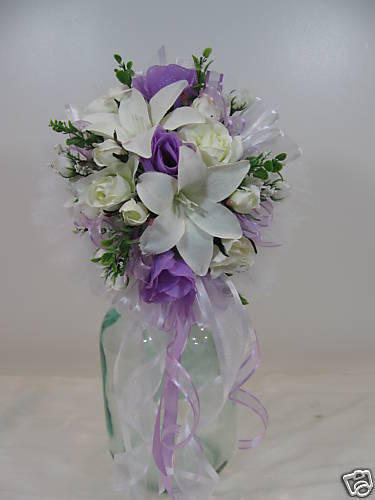 COMMUNION/WEDDING /BRIDAL/FLOWER GIRL BOUQUET ~SILK~  