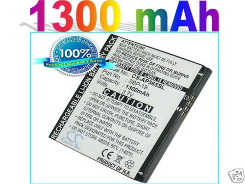 Battery for Asus P565, SBP 19 (1300 mAh)  