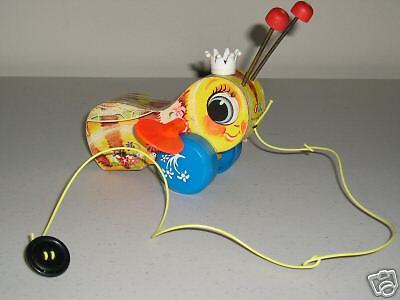 1962 Fisher Price Queen Buzzy Bee #444  