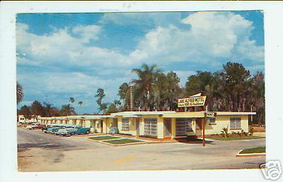 Lake Alfred Motel & Restaurant FL Polk County Postcard  