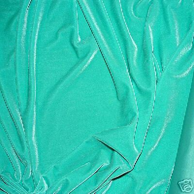 VELVET STRETCH FABRIC MINT GREEN 58 WIDE BY THE YARD  