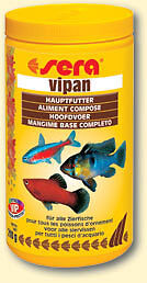 sera Vipan Tropical Fish Flake Food 1000 ml AQUARIUM  