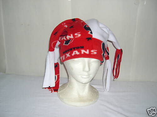 Houston Texans Fleece Jester hat NEW  