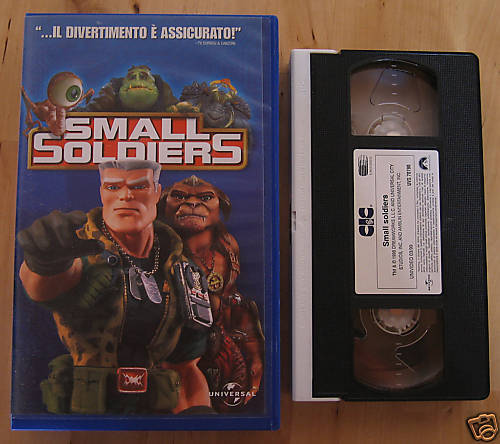 Small Soldiers VHS Kirsten Dunst Italian Language RARE