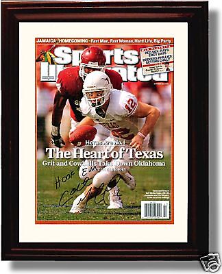 Heart of Texas Colt McCoy Framed SI Autograph Print  