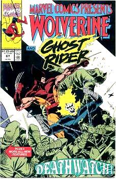 MARVEL COMICS PRESENTS 67 WOLVERINE X MEN GHOST RIDER  