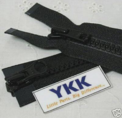 14 #5 Molded Plastic~ 2 Way~ Sep ~ Black ~ YKK(JC)  