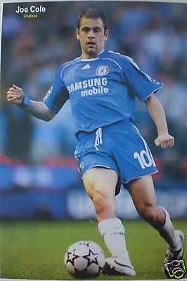 JOE COLE "KICKING FOOTBALL" POSTER FROM ASIA-CHELSEA FC