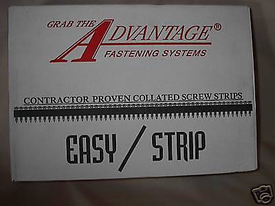 Drywall screws collated screw strips  