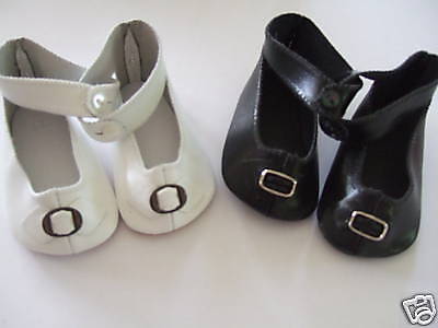 -20% PROMO - LOT 2 PAIRES de CHAUSSURES T12 cuir POUR POUPEE ANCIENNE - BRAVOT