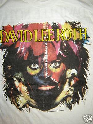 Vintage Concert T Shirt DAVID LEE ROTH 86 NEVER WORN  