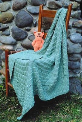 Oat Couture HERITAGE BLANKET Knitting Pattern BB217  