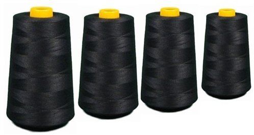 SpunPolyester Quilting Serger Sewing Thread 4cone Black  