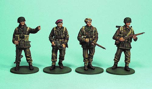 British 1st Airborne Div Red Devils Action Figure Set  